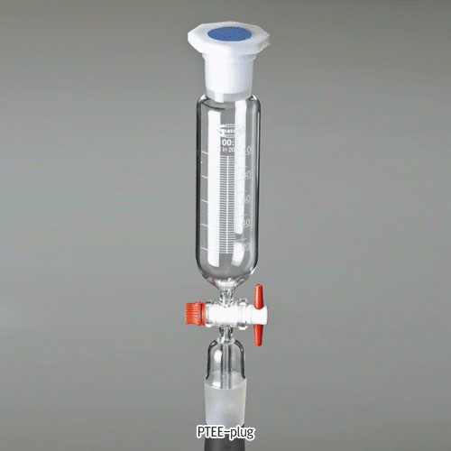 Graduated 24/40 or 29/32 Cone Dropping Funnel, with 29/32 Socket/Stopper, 콘 & 정밀눈금부 드로핑 펀넬 v
