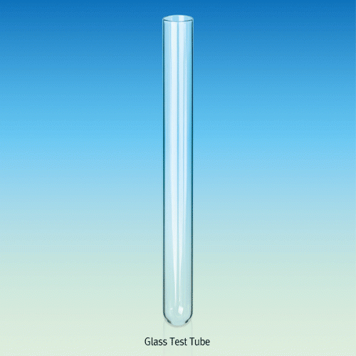 Glass Culture/Test Tube, with Straight Rim, Made of Neutral Glass,Autoclavable, 글라스 시험관, 보급형