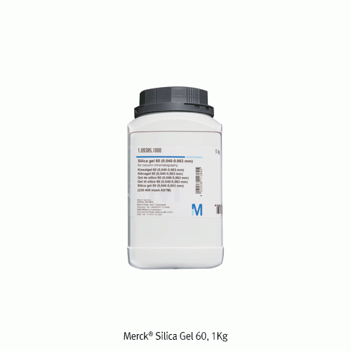 Merck® Silica Gel 60,For Purification/Separation, 최상의 실리카겔, 정제/분리용